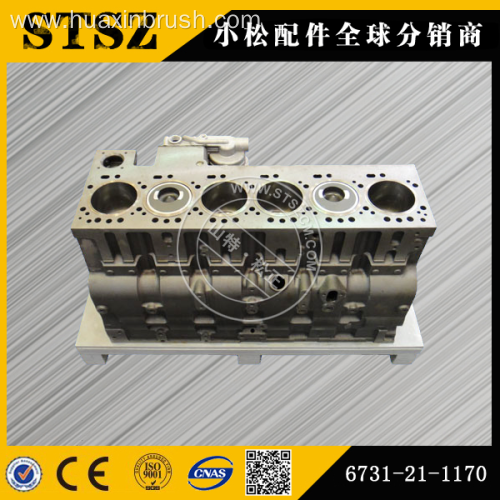 Komatsu bulldozer D375A-5 cylinder block assy 6240-21-1100